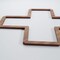 Ekena Millwork Medium Fowler Decorative Fretwork Wood Wall Panels, Walnut, 15 3/8"W x 15 3/8"H x 3/8"T WALW16X16X0375FLRWA - alternate 4